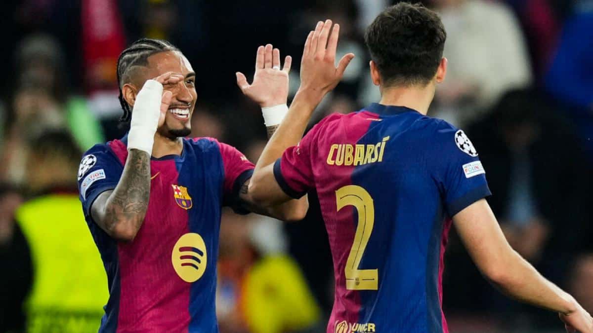 Raphinha issues apology to Barcelona teammate Pau Cubarsi