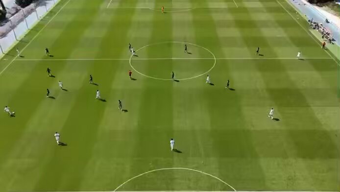 Real Madrid star scores from own half during pre-season friendly